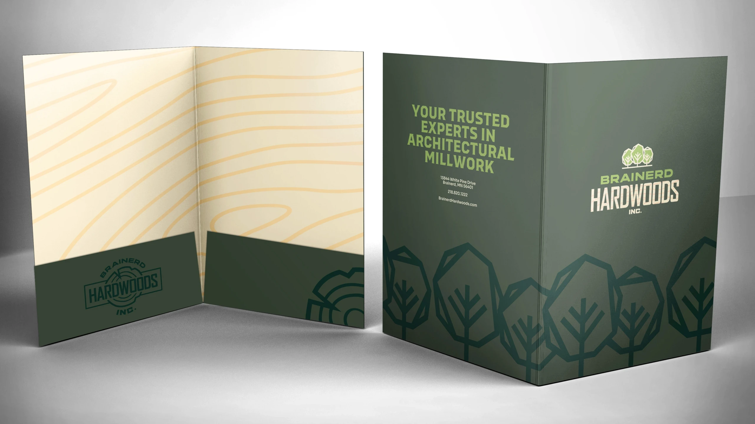 Brainerd Hardwoods Folder Mockup